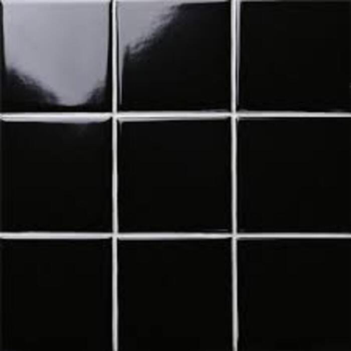 Kakeldekor Svart 15 x 15 cm 10-pack